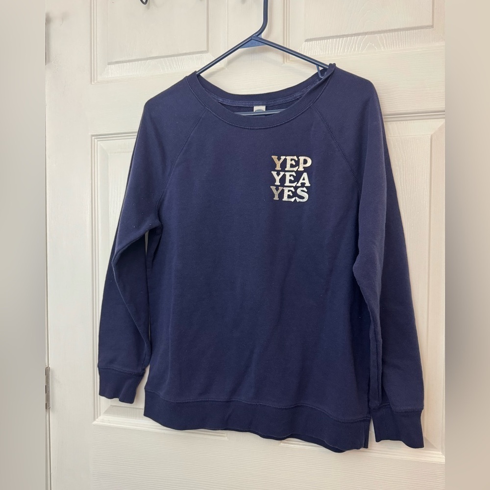 Old Navy Dark Blue Crewneck